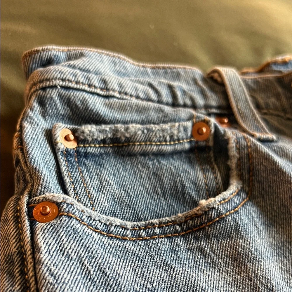 {LEVIS} 501 cut off denim shorts 27 - Picture 7 of 7